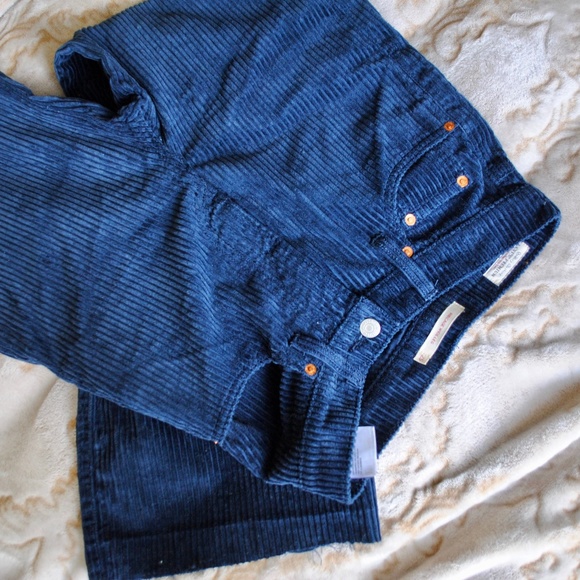 Levi's Pants - 182. levi's ribcage wide leg cords (altered)